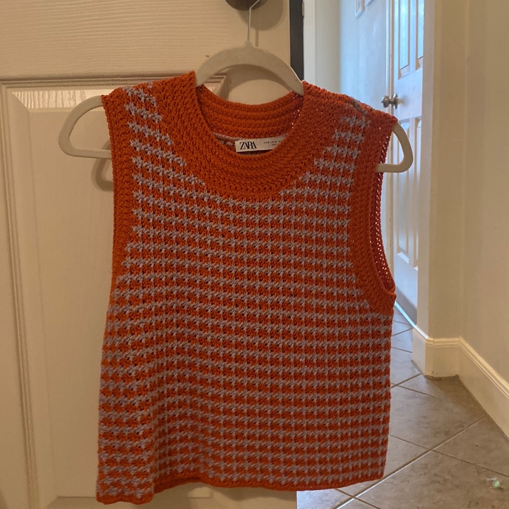 Zara sweater knit tank. medium